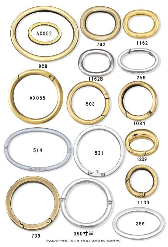 anillo del rhinestone, anillo de metal, anillo de la aleacin, o hebilla, d hebilla, hebilla cuadrada, anillo d, anillo o, anillo cuadrado